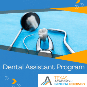 Programma di assistente dentale registrato presso l'AGD - Accademia di Odontoiatria Generale del Texas