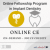 Bolsa de estudos on-line em Implantodontia - California Implant Institute - CE Edu Dental