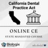 BLX Solutions - Lei de Prática Odontológica da Califórnia - CE Edu Dental